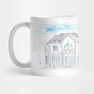 Arcadia Portrush drawing Mug